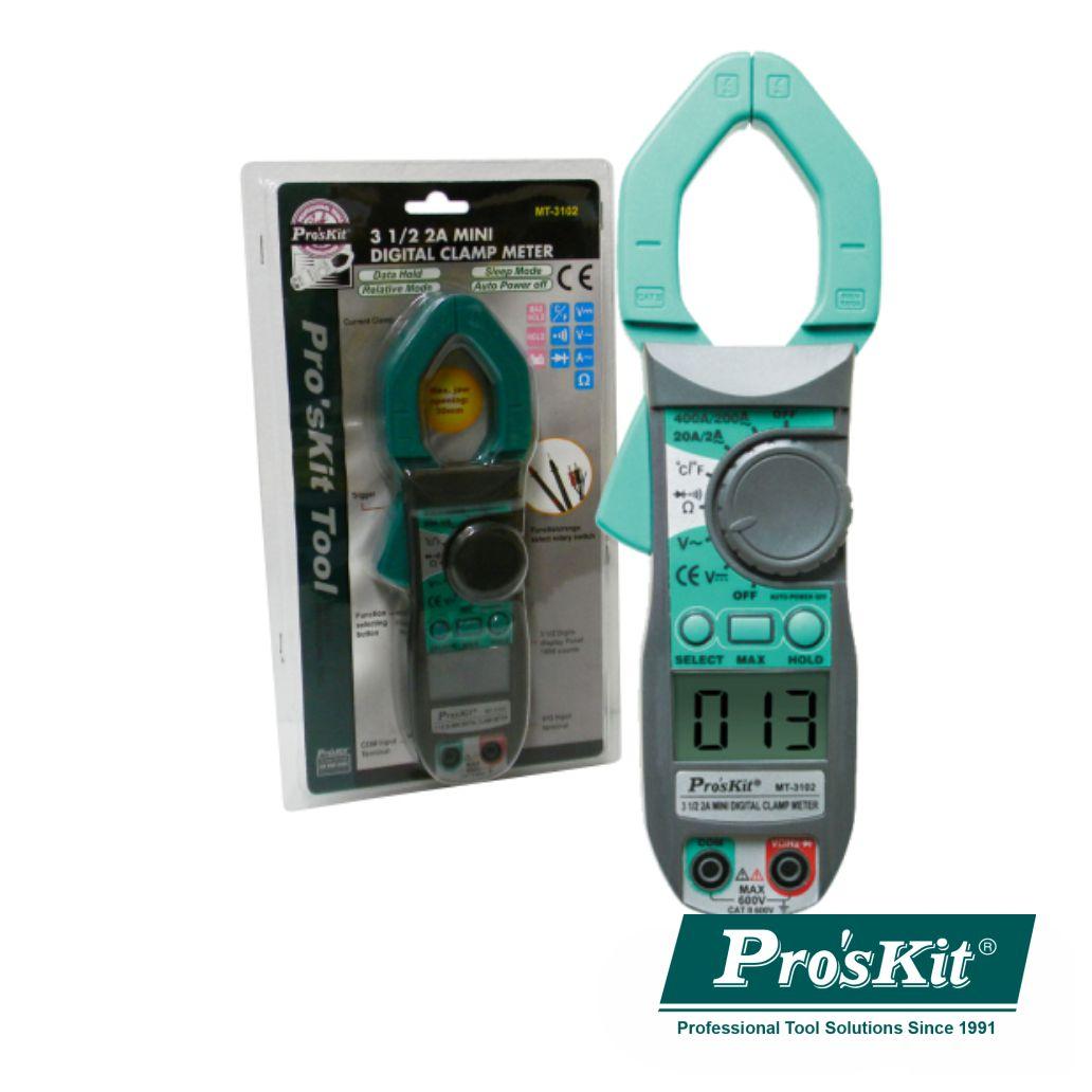 Pinça Amperimétrica Digital Ac 600v Proskit