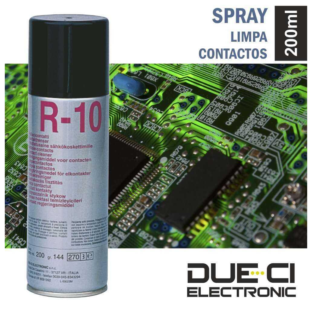 Spray Limpa Contactos R-10 200ml Due-Ci