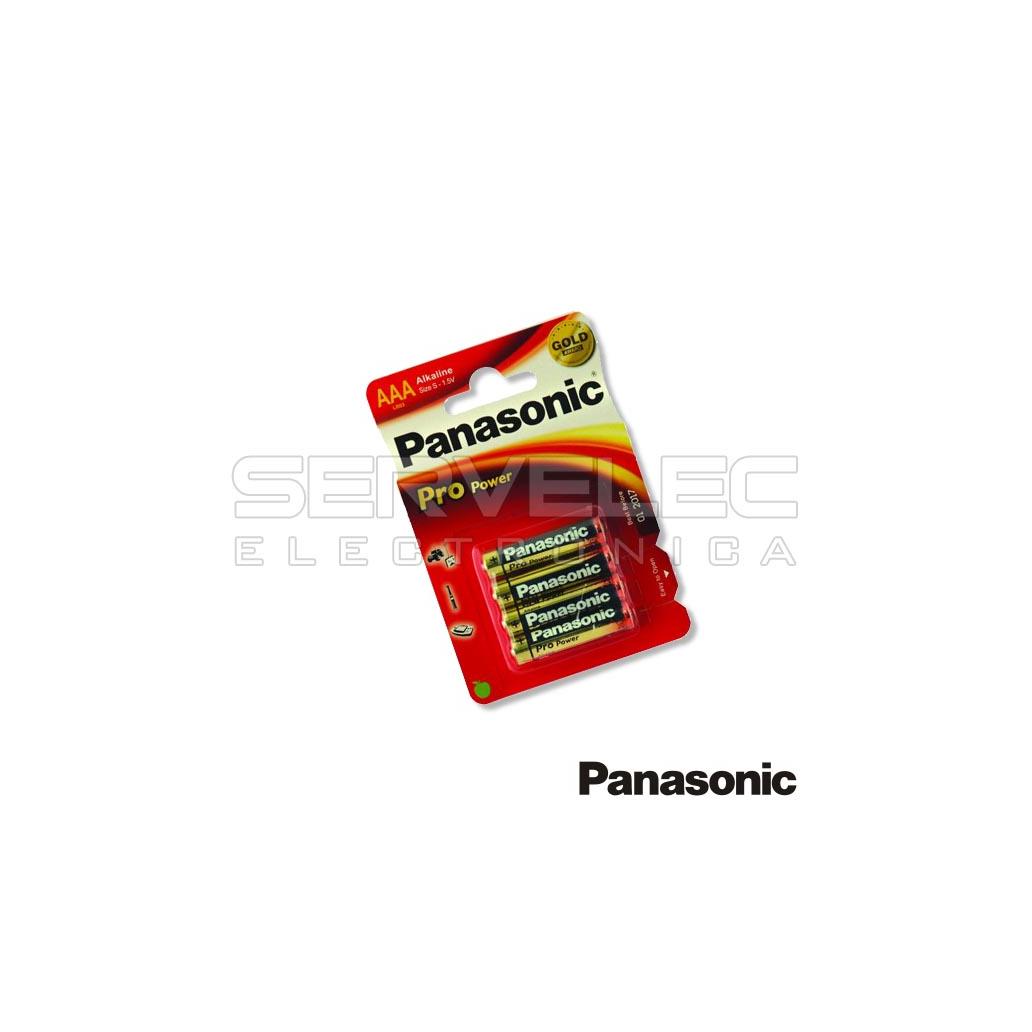 Pilha Alcalina Aaa 1.5v Blister 4 Panasonic