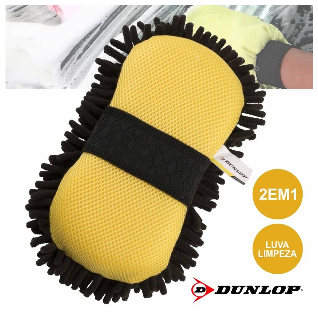 Luva De Limpeza Para Automóvel De Microfibras 2em1 Dunlop