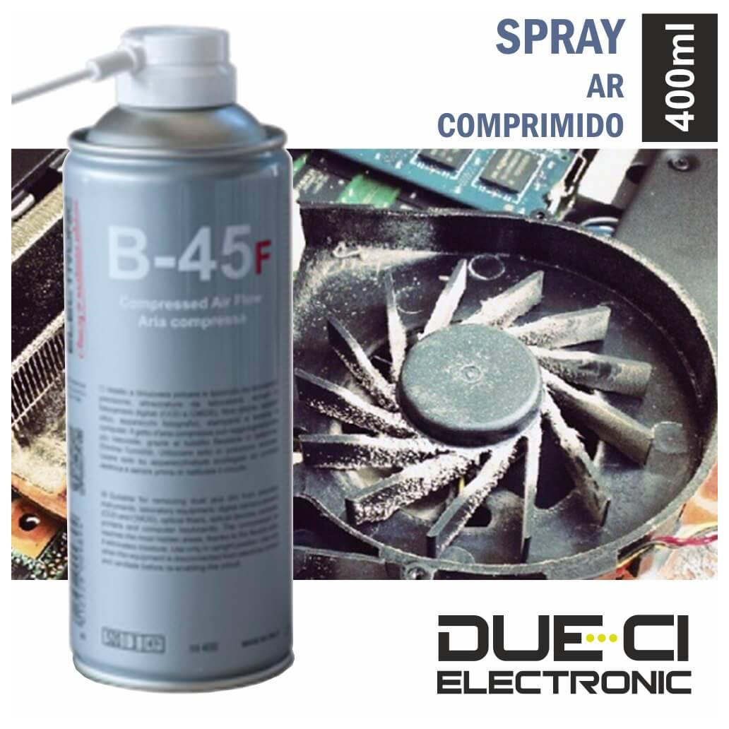 Spray Ar Comprimido B-45 400ml Due-Ci