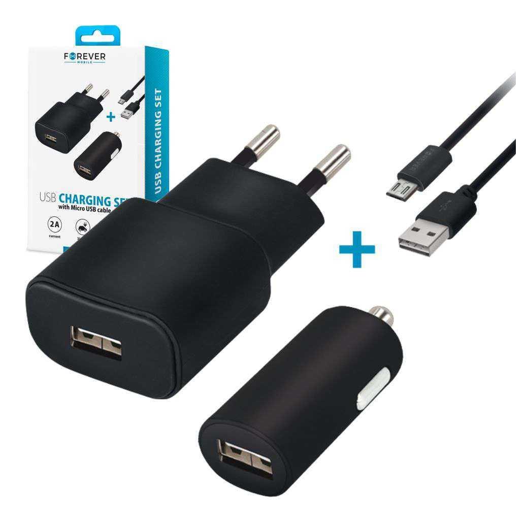 Conj. Adaptador Isqueiro e Alimentador USB + Cabo USB-B