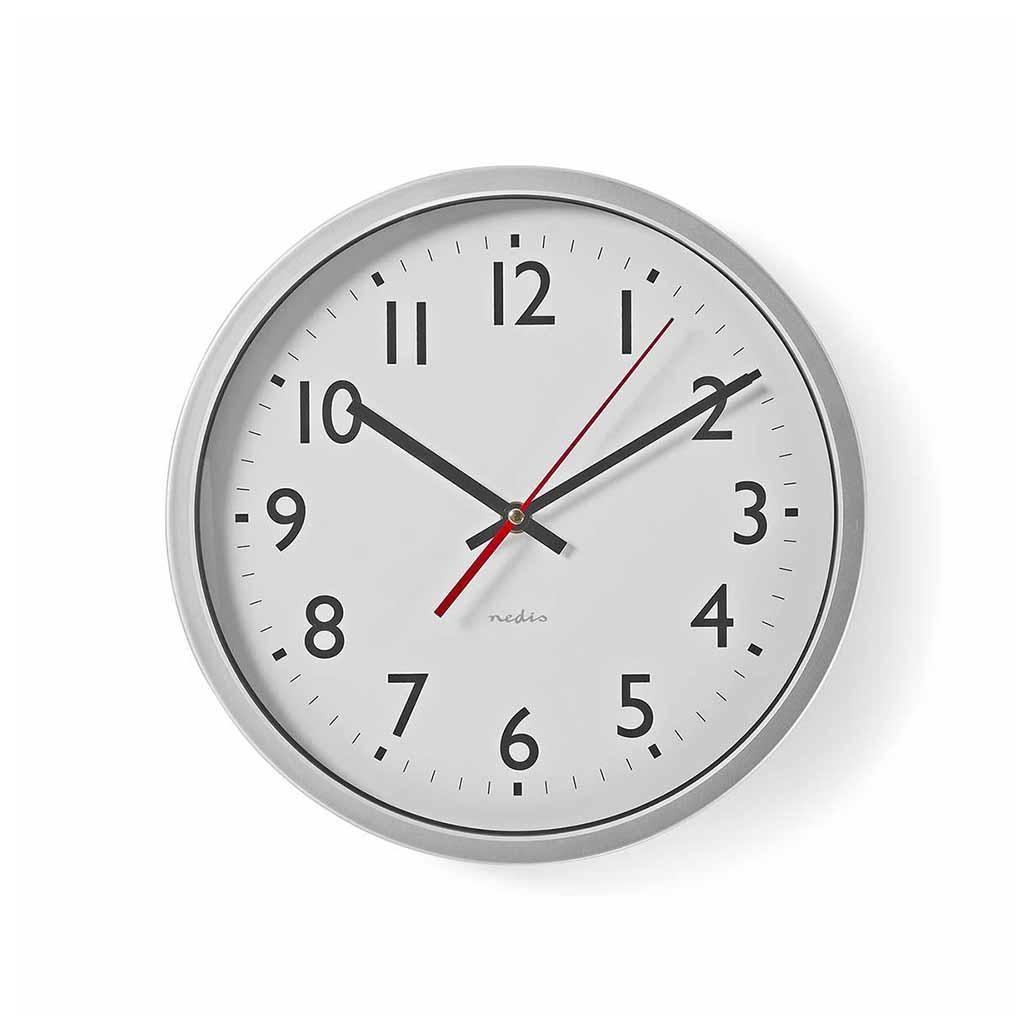 Relógio De Parede Redondo Branco Ø30cm NEDIS