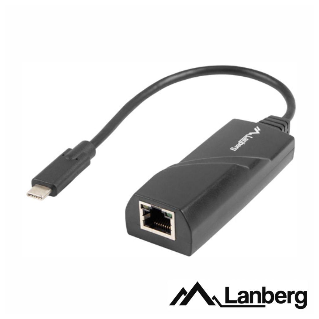 Cabo Adaptador USB-C 3.1/ RJ45 1GB LANBERG