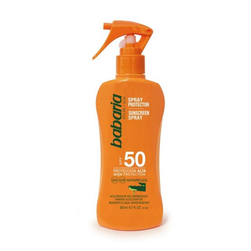 Protector Solar Babaria Aloe Vera Spray SPF50 200ML