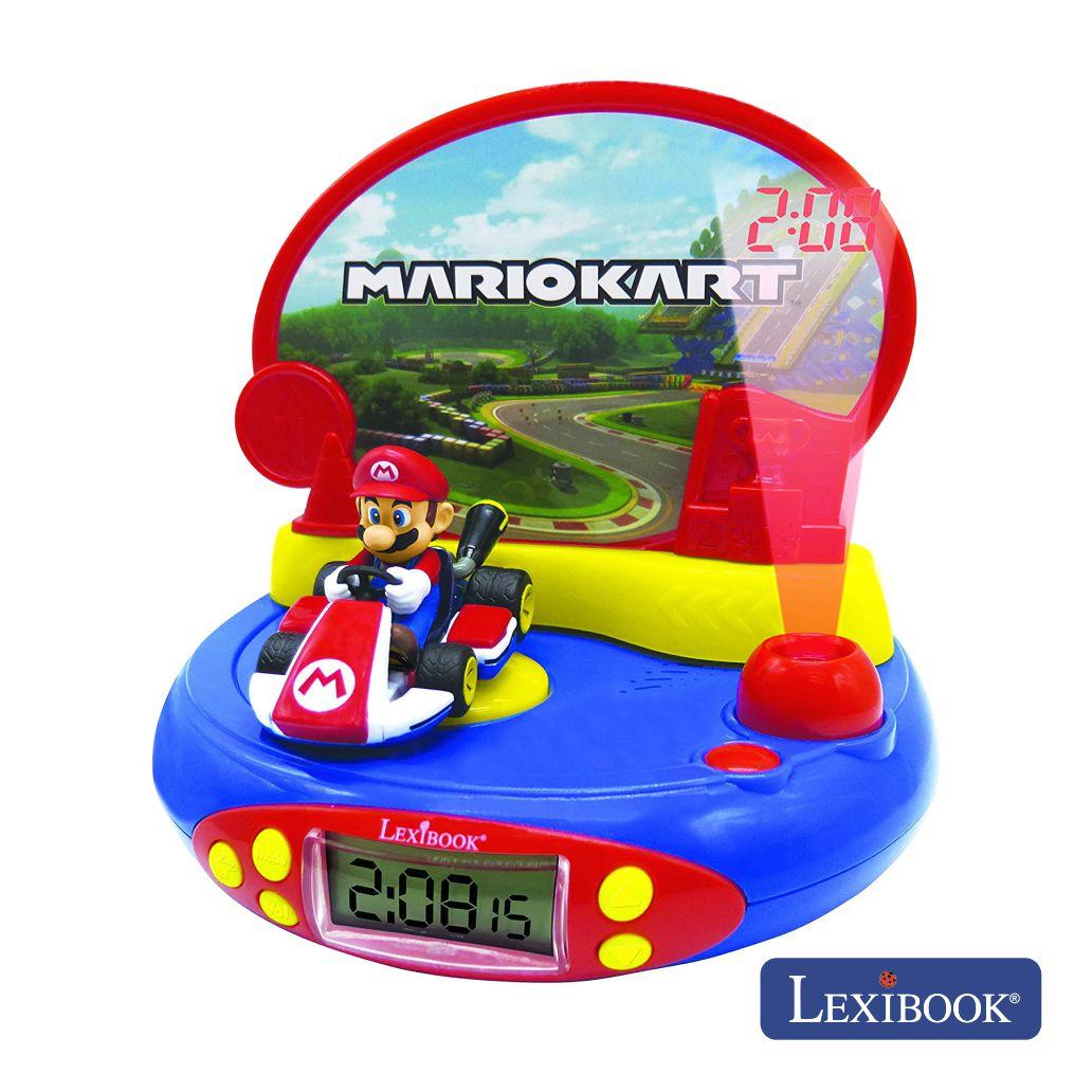 Relógio Despertador Projeção E Efeitos Super Mario LEXIBOOK
