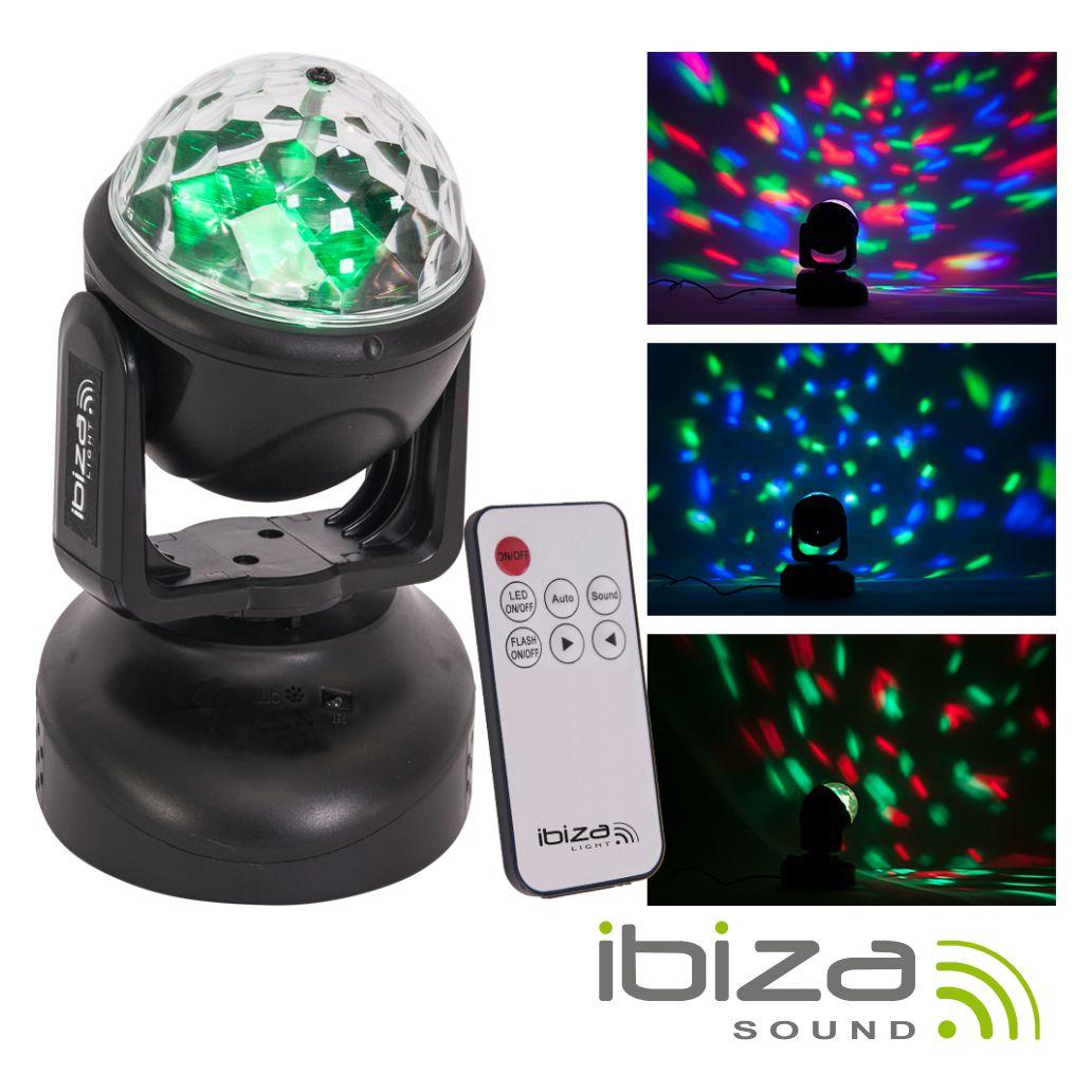 Moving Head 6 LED RGB 18W IBIZA