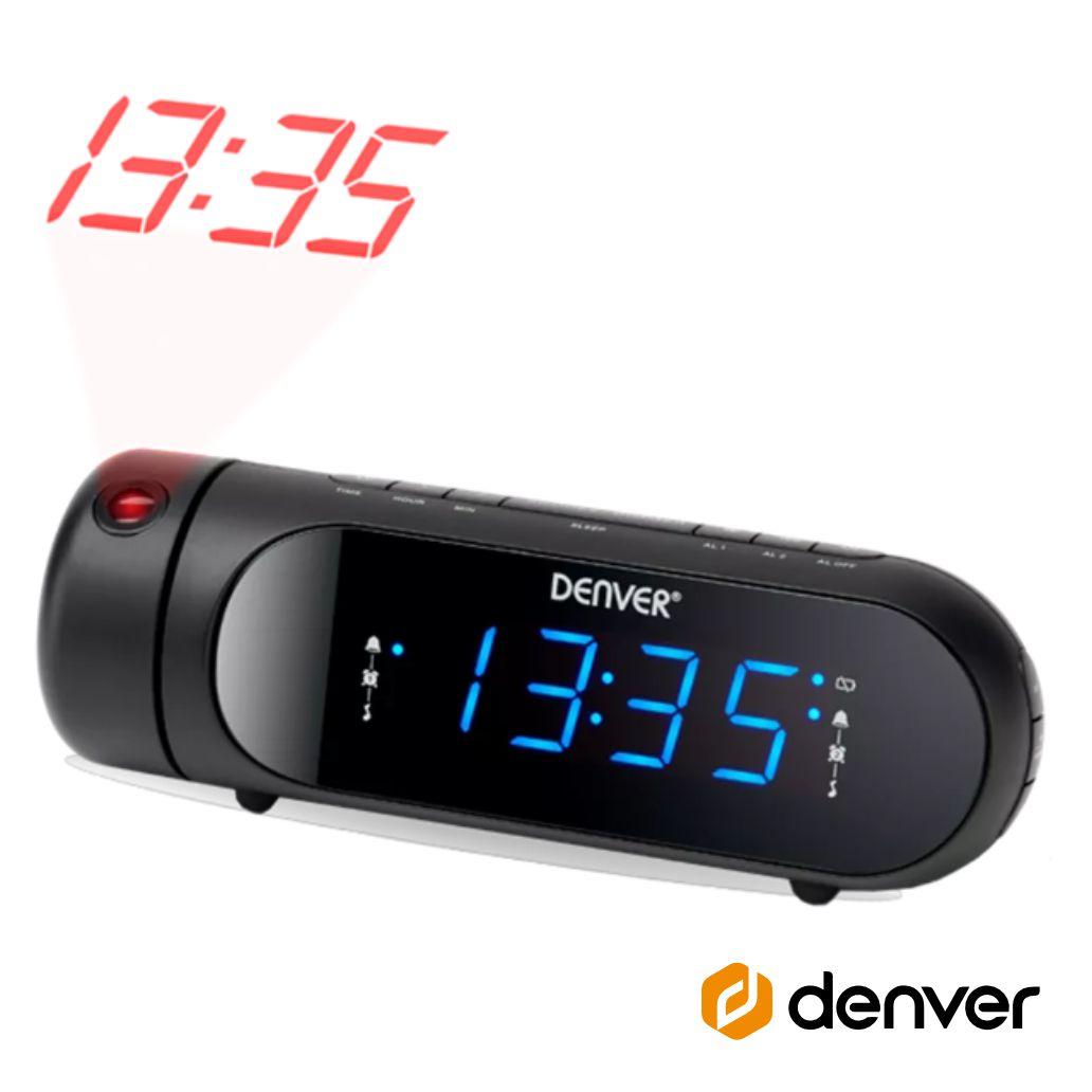 Relógio Despertador FM Digital DENVER