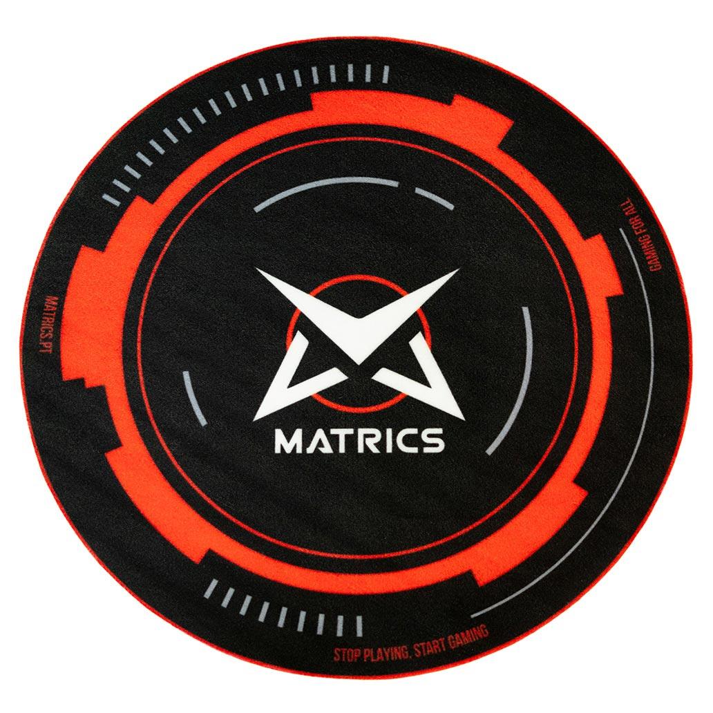 Tapete De Chão Matrics Gaming X-Ceed Vermelho 1000x1000mm