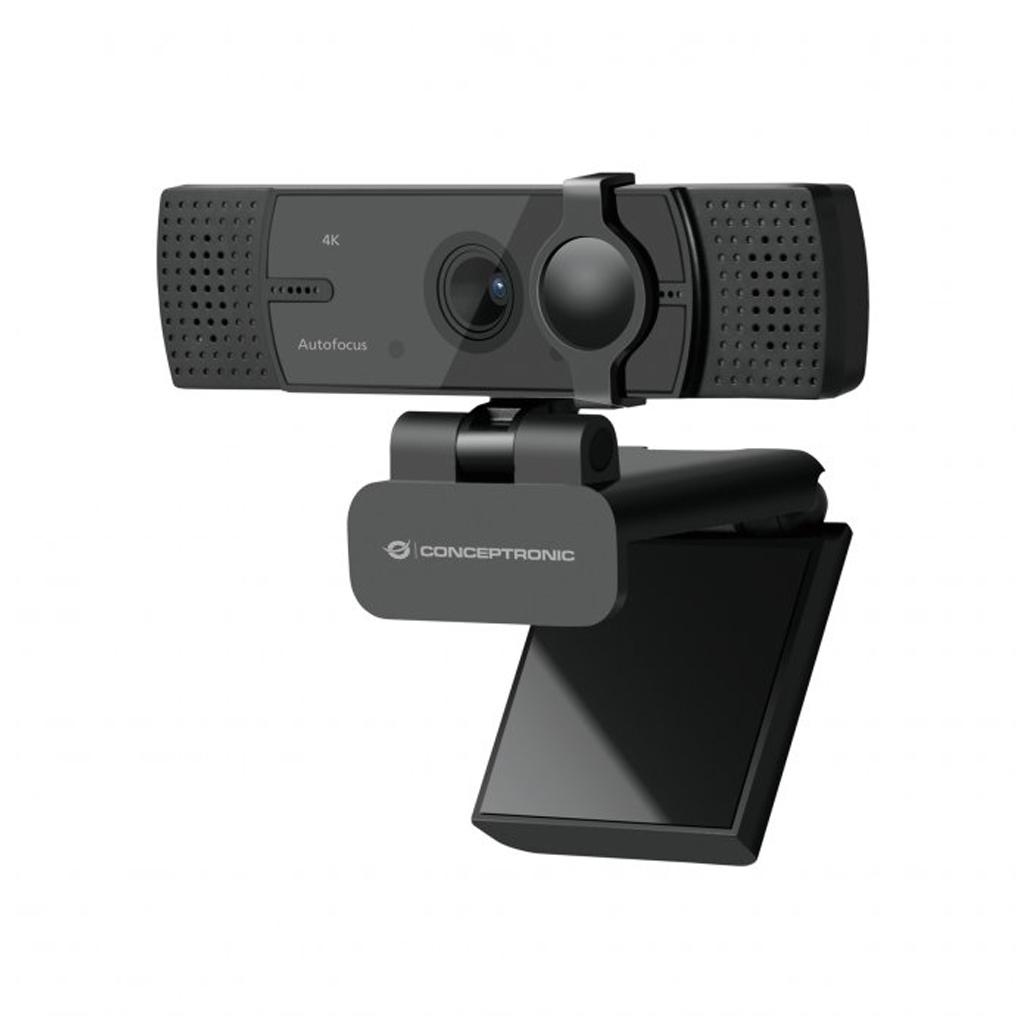 Webcam Conceptronic AMDIS07B 4K C/ Duplo Microfone