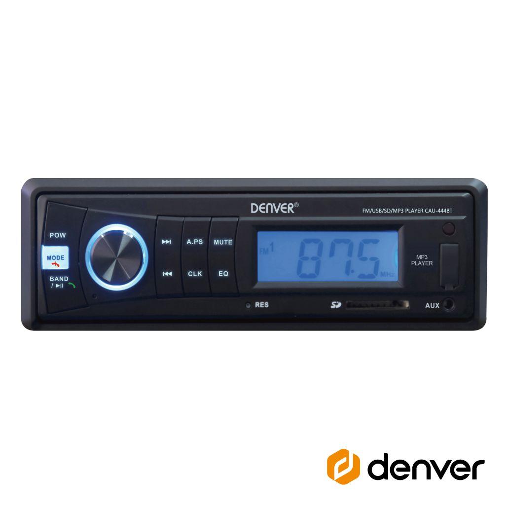 Auto-Rádio Mp3 Wma 7Wx4 C/ FM/SD/USB/AUX/BT DENVER