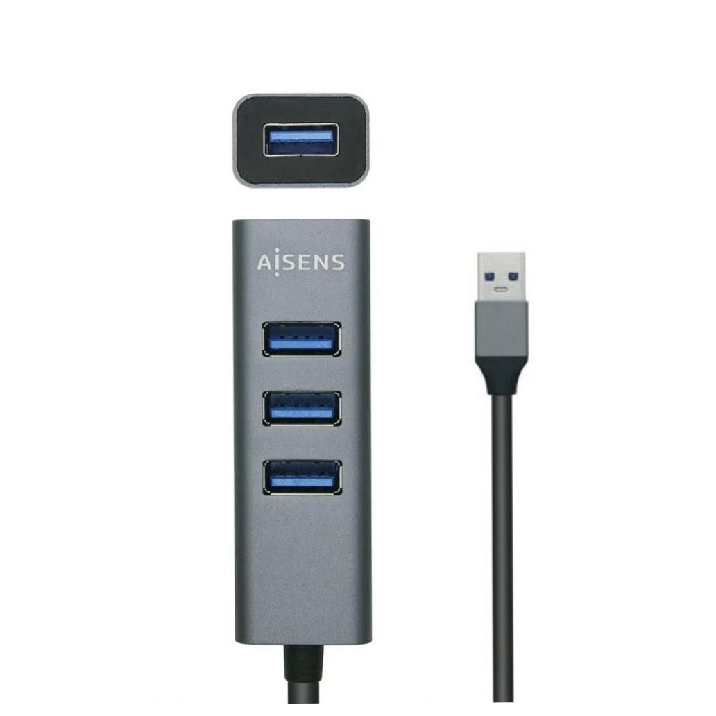Hub USB 3.0 Aisens A106-0507 4 Portas Usb