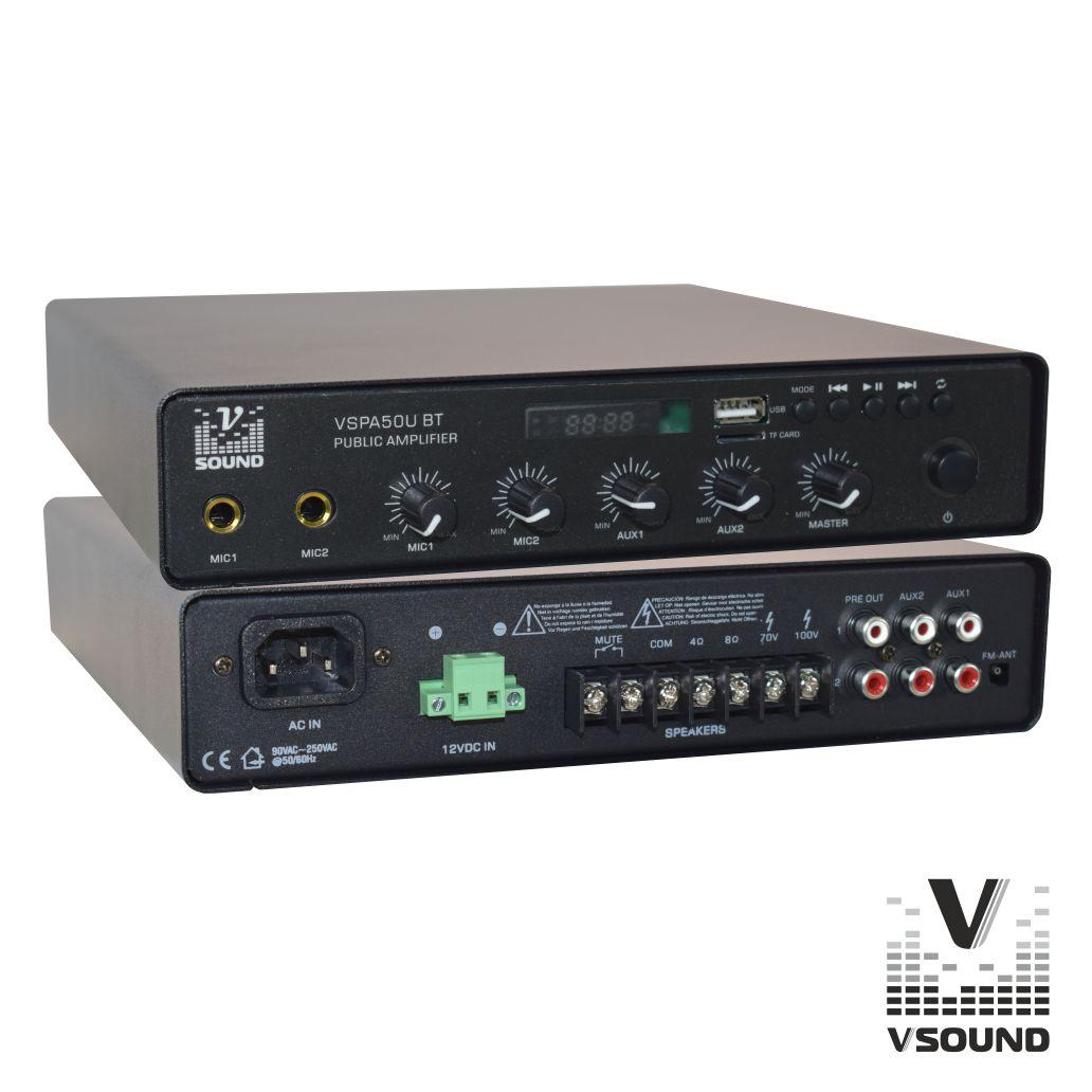 Sistema Amplificado 50W USB/MP3/BT/FM VSOUND