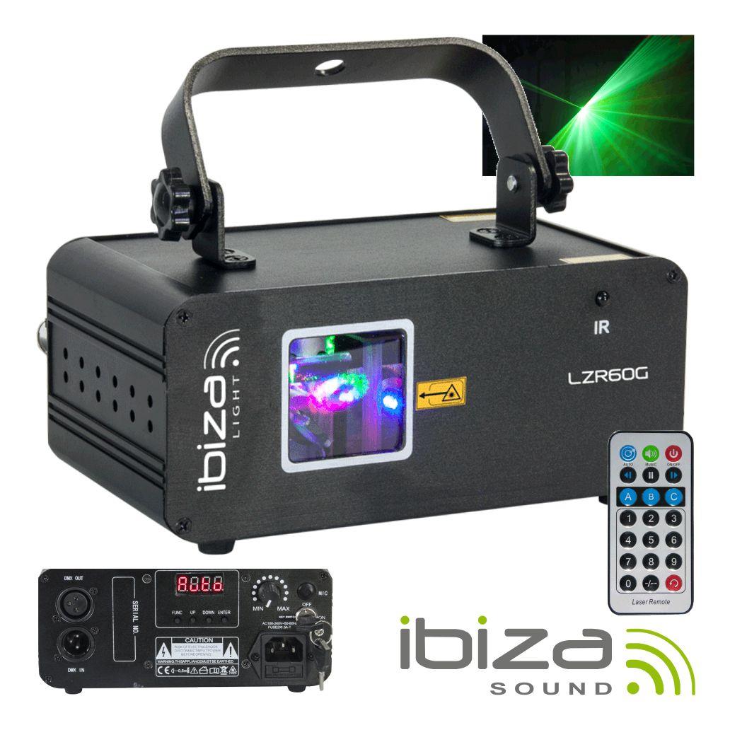 Laser 60mw Verde Dmx Mic Ibiza