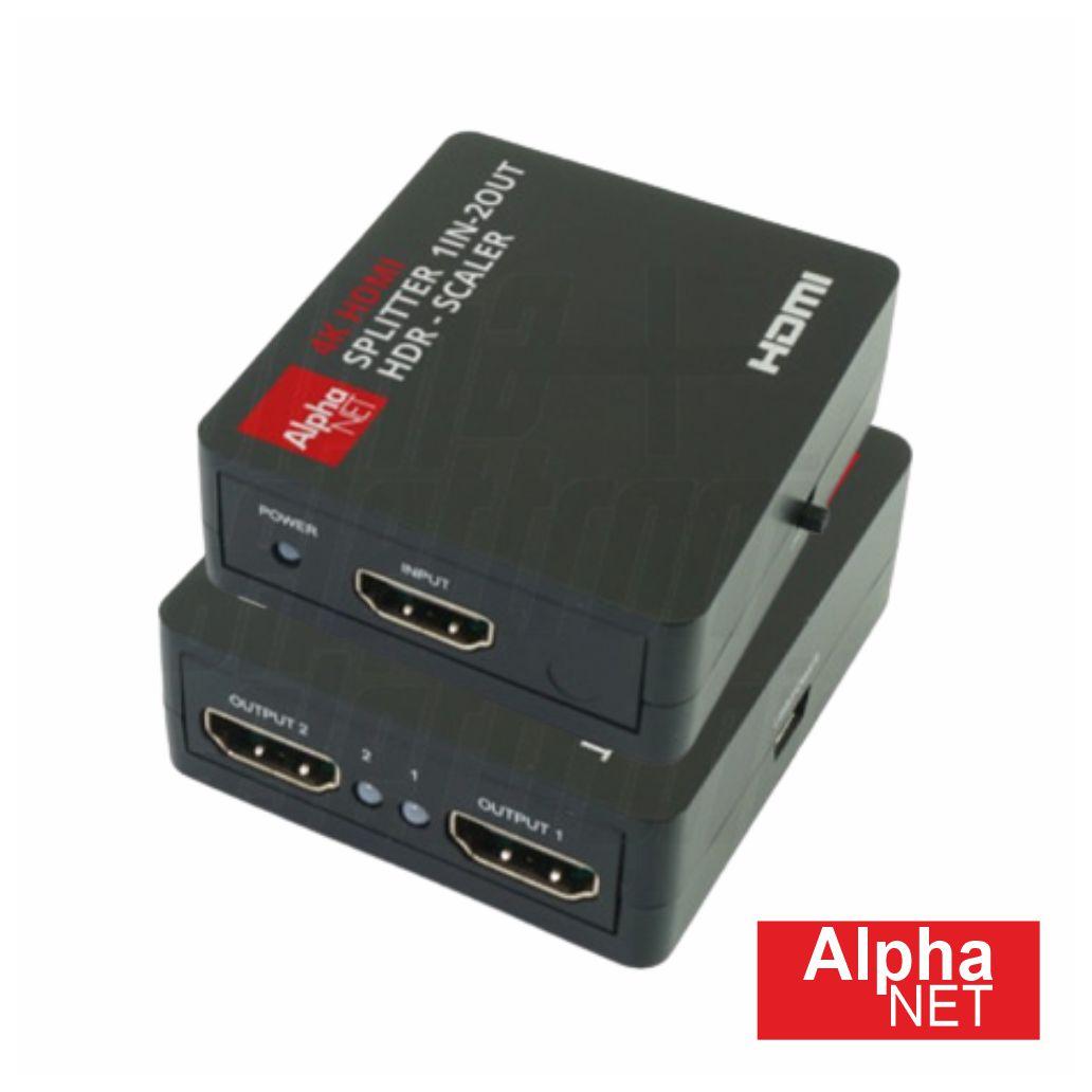 Distribuidor Comutador HDMI 1 Entrada 2 Saídas ALPHANET
