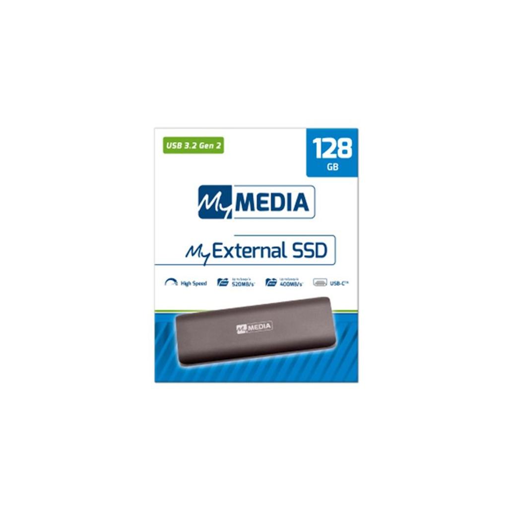 Disco SSD Externo M.2 MyMedia My External 128GB Usb-C