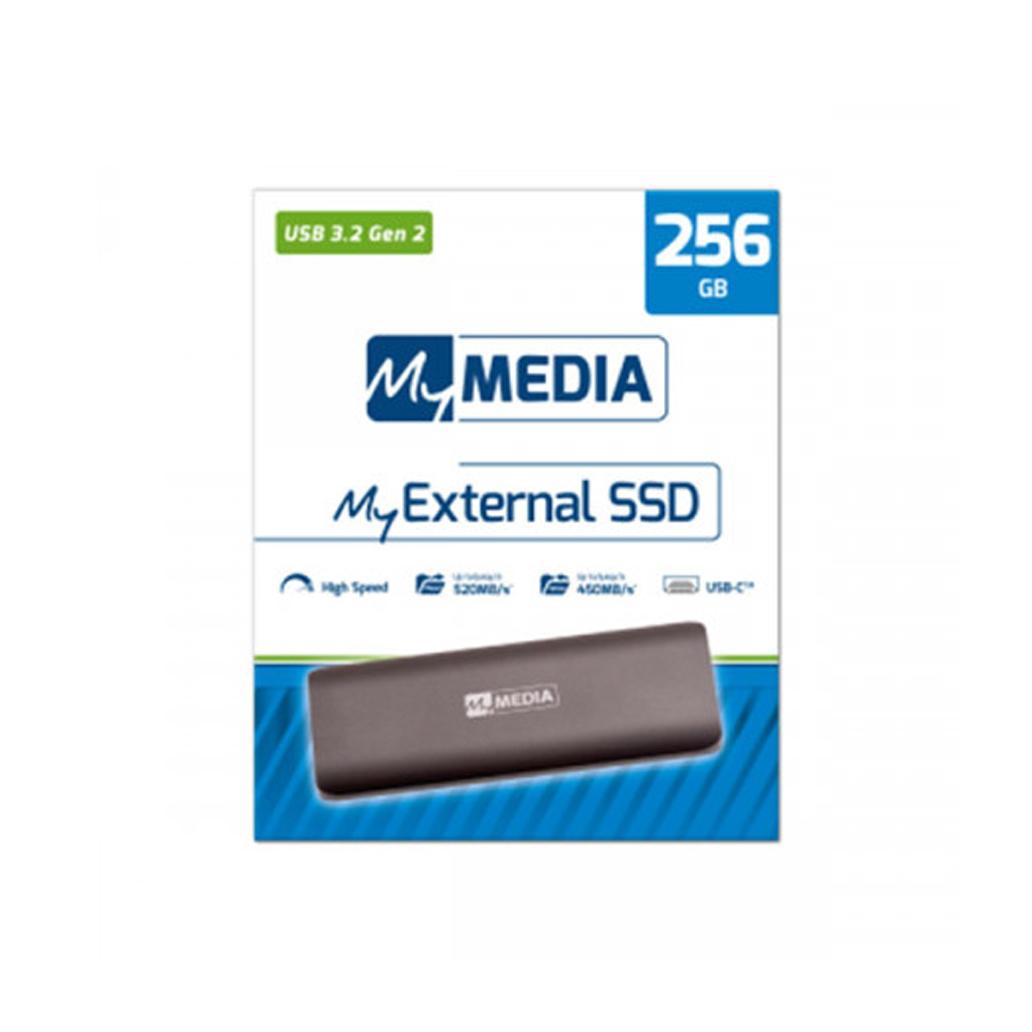Disco SSD Externo M.2 MyMedia My External 256GB Usb-C