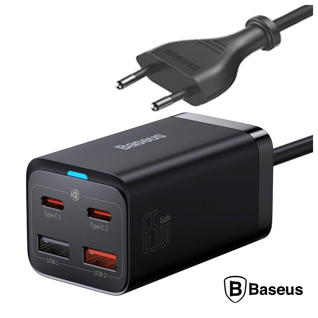 Carregador de Mesa GaN3 PRO 2x USB-A / 2x USB-C BASEUS