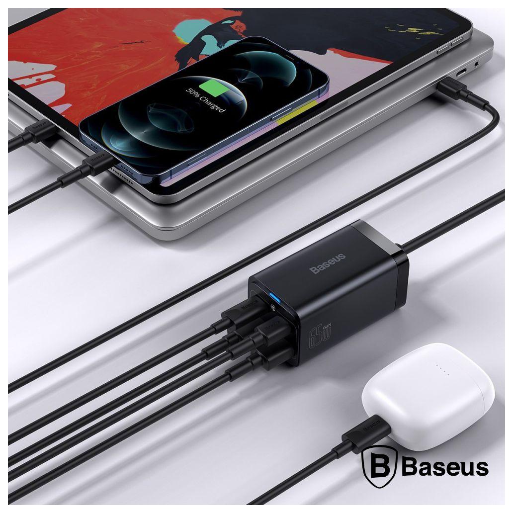 Carregador de Mesa GaN3 PRO 2x USB-A / 2x USB-C BASEUS