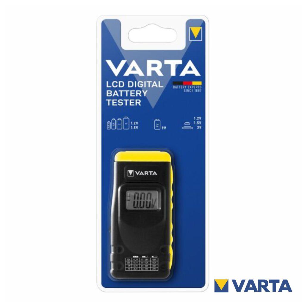 Testador de Baterias Digital AA/AAA/C/D/9V VARTA