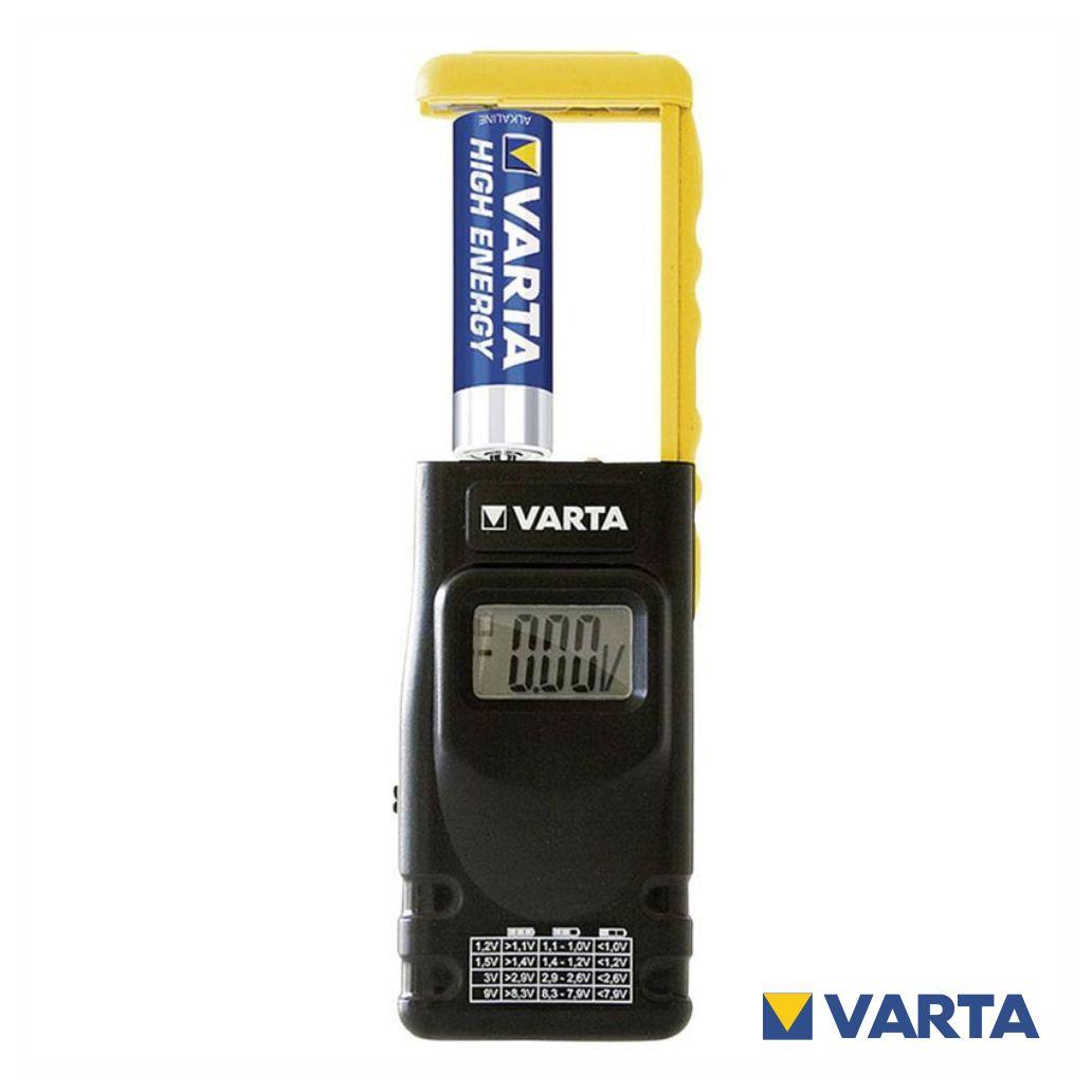 Testador de Baterias Digital AA/AAA/C/D/9V VARTA