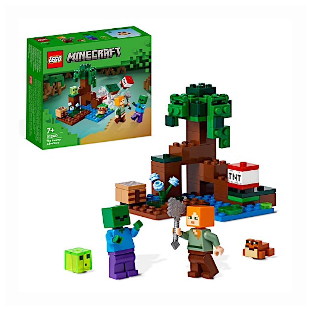 Lego Minecraft A Aventura no Pântano 65pcs 7+ 21240