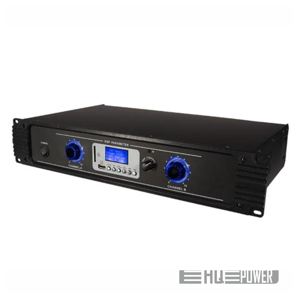 Amplificador Áudio 2x100W/RMS Bluetooth/USB HQPOWER