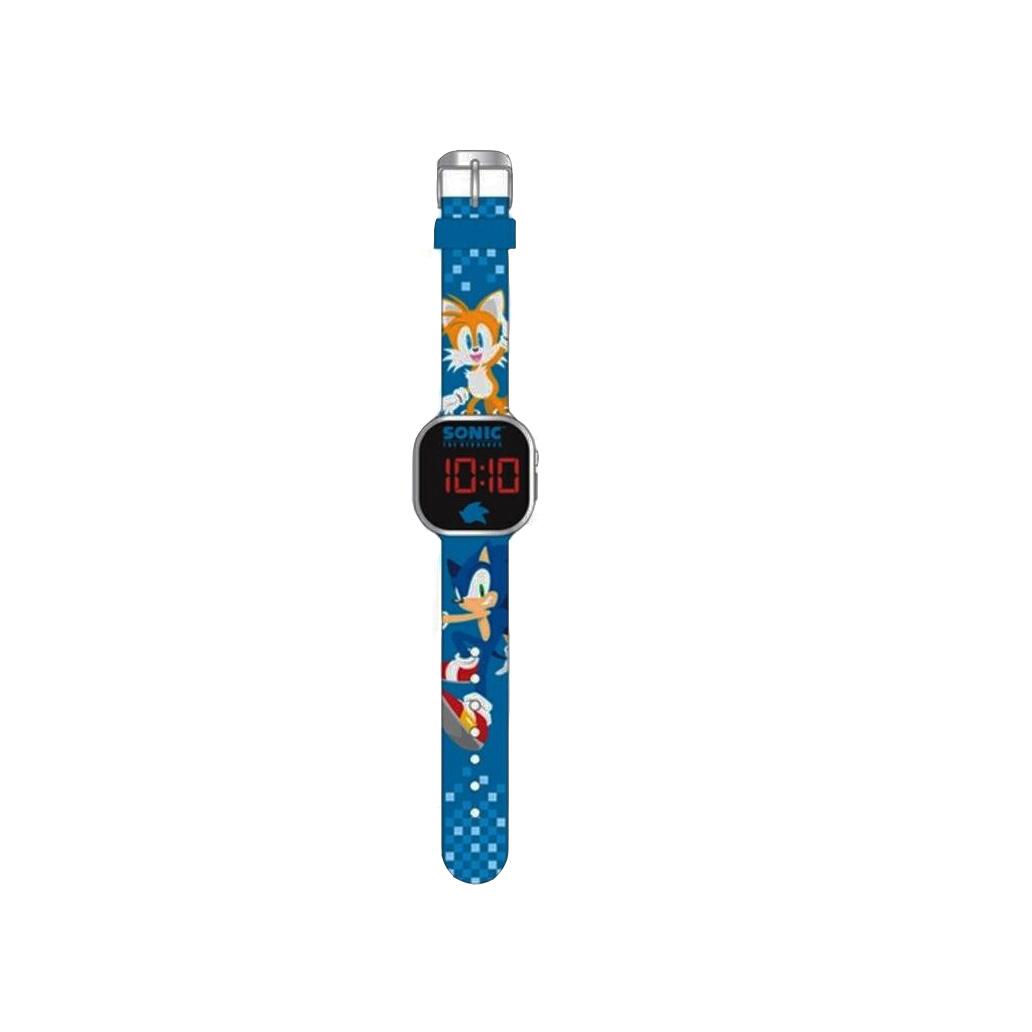 Relógio Digital Led Sonic The Hedgehog