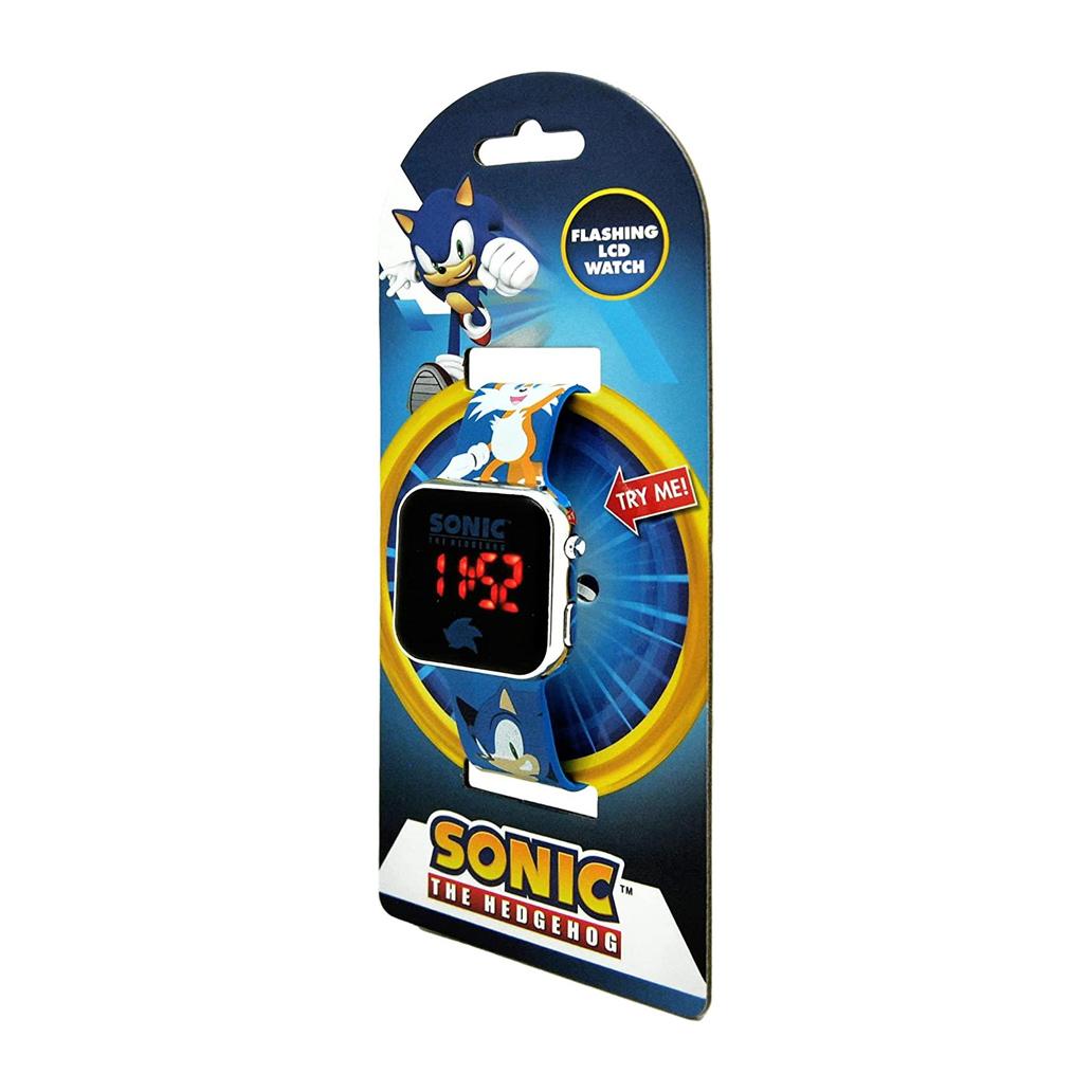 Relógio Digital Led Sonic The Hedgehog