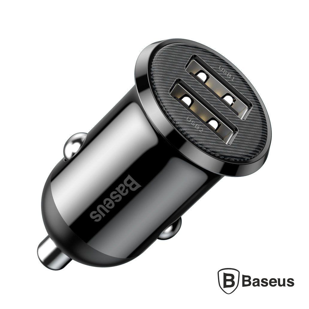 Adaptador Isqueiro USB 3.1A Grain Pro BASEUS