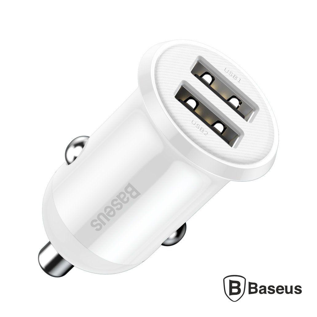 Adaptador Isqueiro 2x USB 4.8A Grain Pro BASEUS