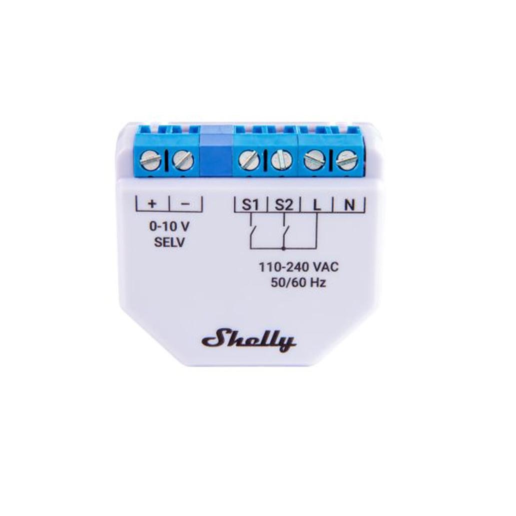 Módulo Controlador Inteligente Wifi Shelly Plus 0-10V Dimmer