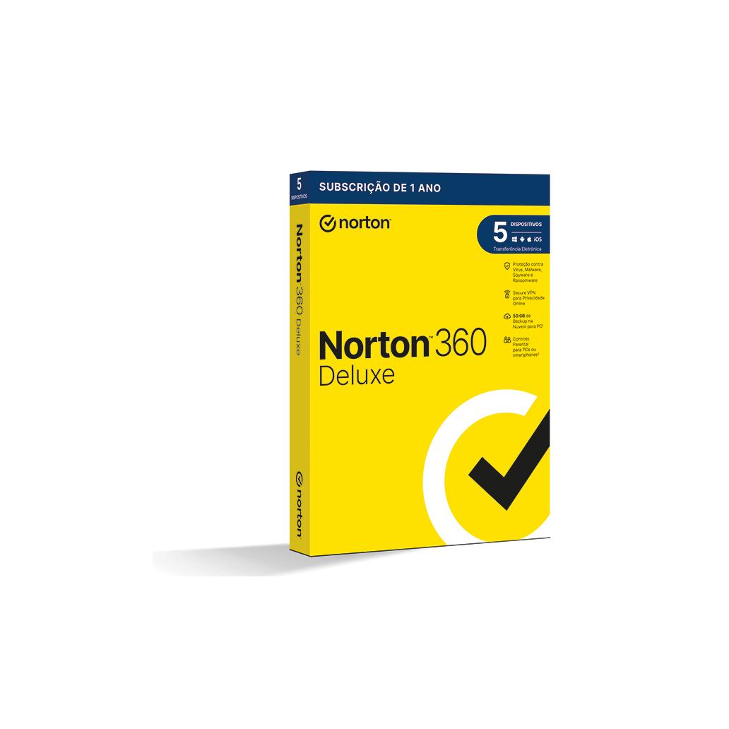 Antivirus Norton 360 Deluxe 50Gb Po 1 User 5 Device 1 Ano