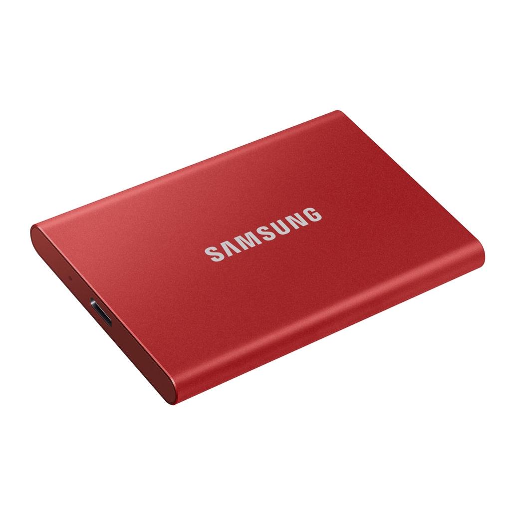 Disco Externo SSD Samsung Portable T7 500Gb Vermelho