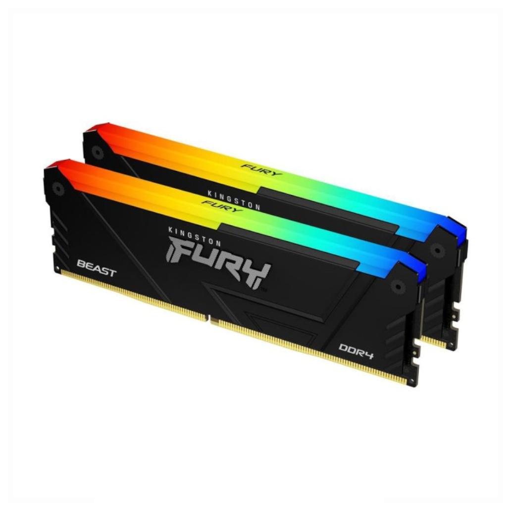 Memória RAM Kingston Fury Beast RGB 16GB DDR4 3200MHz CL16